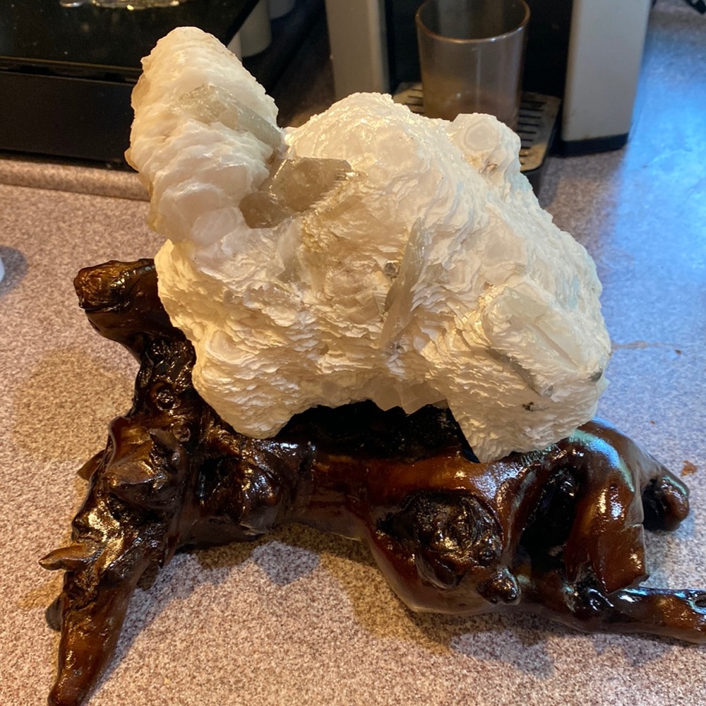 Beautiful Shiny white calcite specimen